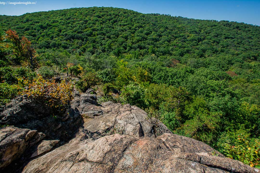 blue trail descent